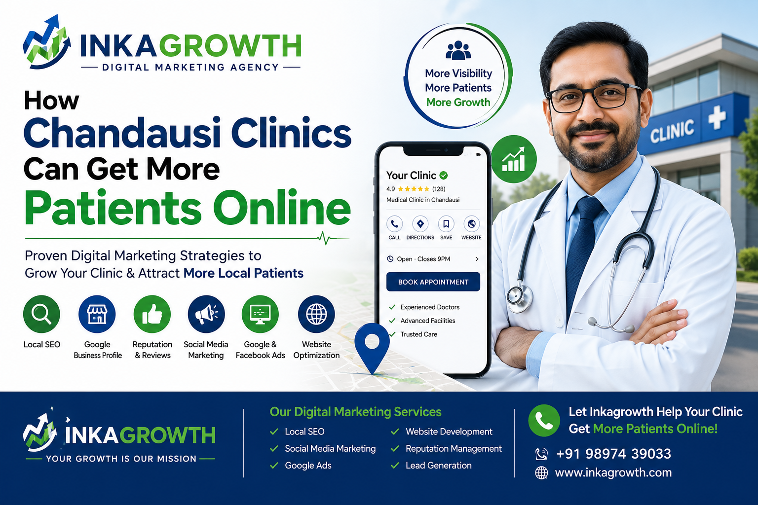 How Chandausi Clinics Can Get More Patients Online