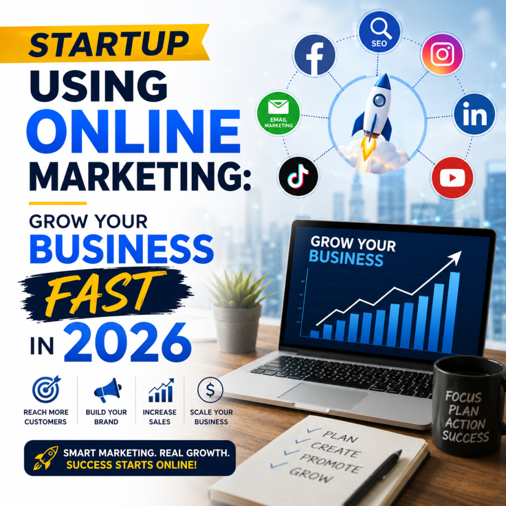 Startup Using Online Marketing: Grow Your Business Fast in 2026