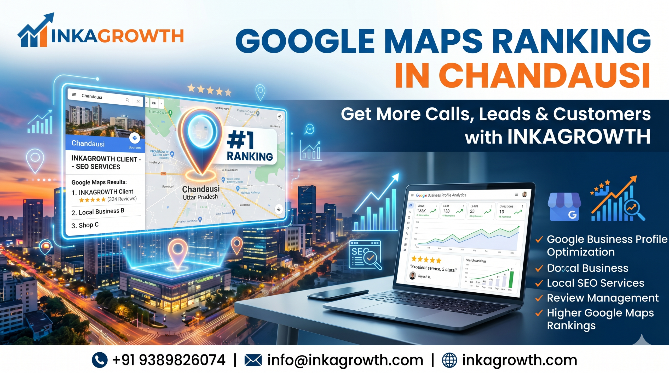 Google Maps Ranking in Chandausi