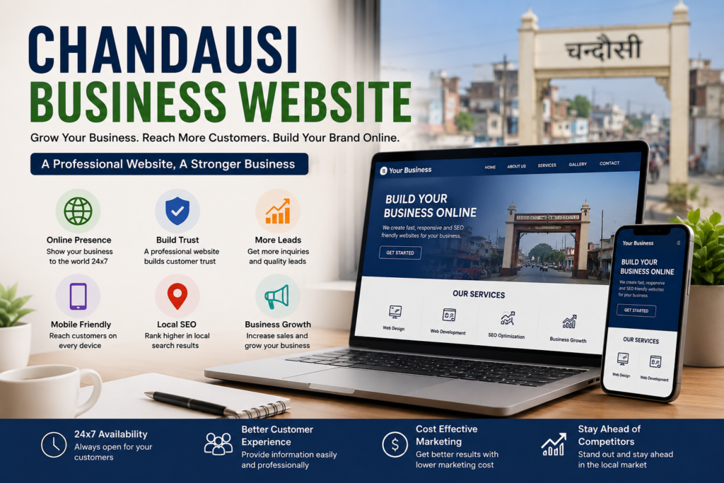 Chandausi Business Website for online business growth