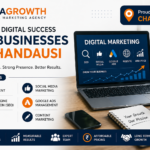 INKAGROWTH Digital Marketing Agency in Chandausi banner showcasing website development, SEO, Local SEO, Google Ads, social media marketing, and business growth solutions for local businesses.