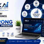 Strong digital presence for small businesses with Inka Growth, offering SEO, website development, social media marketing, branding, Google Ads, and online business growth solutions
