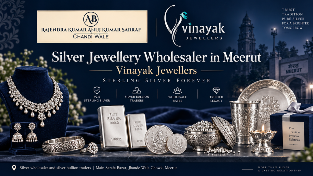 Silver Jewellery Wholesaler in Meerut: Vinayak Jewellers