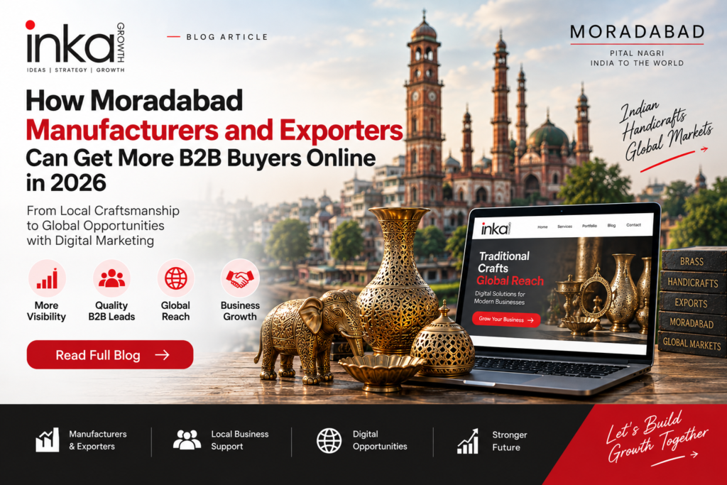 How Moradabad Manufacturers & Exporters Can Get More B2B Buyers Online in 2026