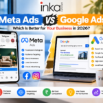 Meta Ads vs Google Ads comparison for business growth in 2026 by INKAGROWTH